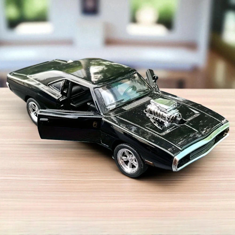 Dodge Charger 1970 1:32 em Metal com Luzes e Som