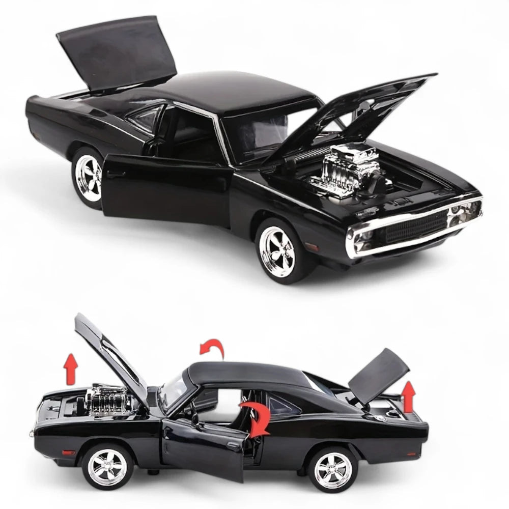 Dodge Charger 1970 1:32 em Metal com Luzes e Som