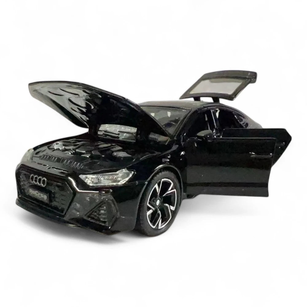 Carro em Miniatura Audi RS7 Sportback 1:32 em Metal com Luzes e Som Detaalhes P - MiniRare