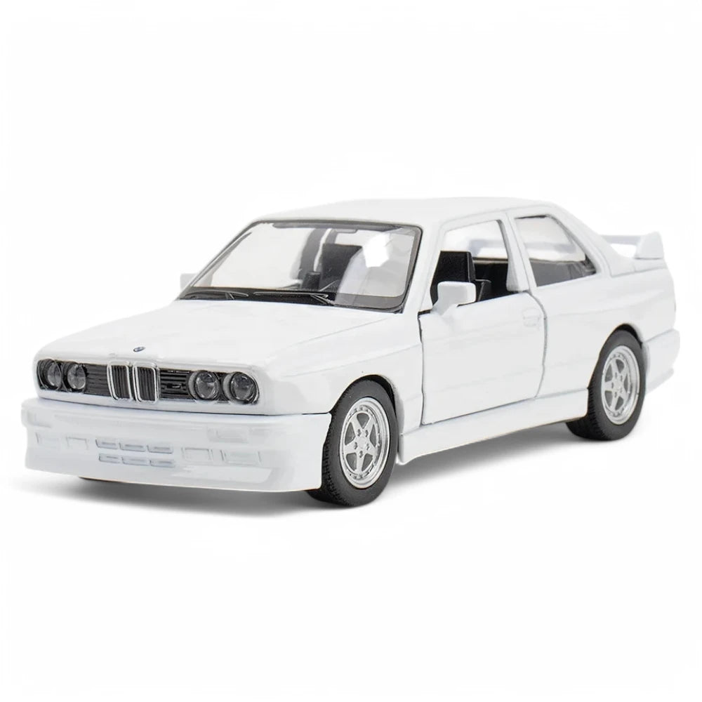 Carro em Miniatura BMW M3 Branco 1987 1:36 em Metal - MiniRare