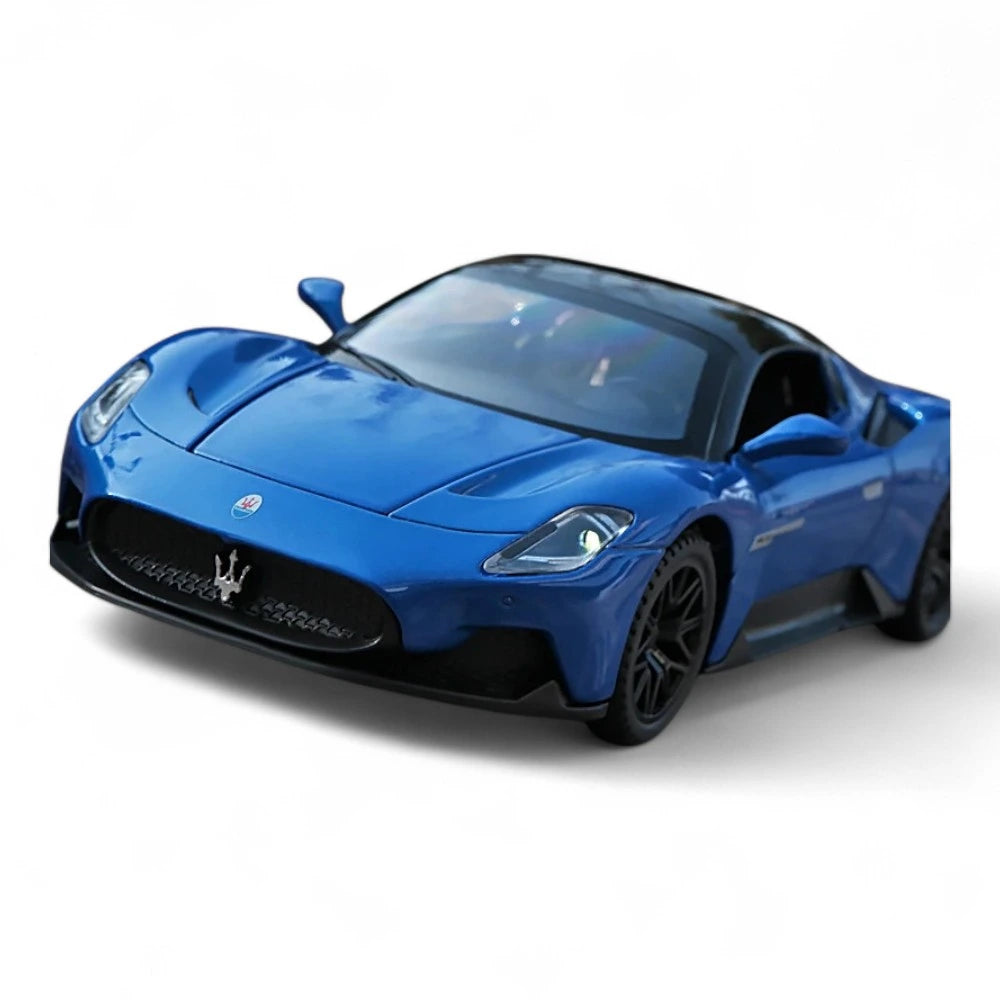 Carro em Miniatura Maserati MC20 1:32 em Metal com Luzes e Som Frontal - MiniRare