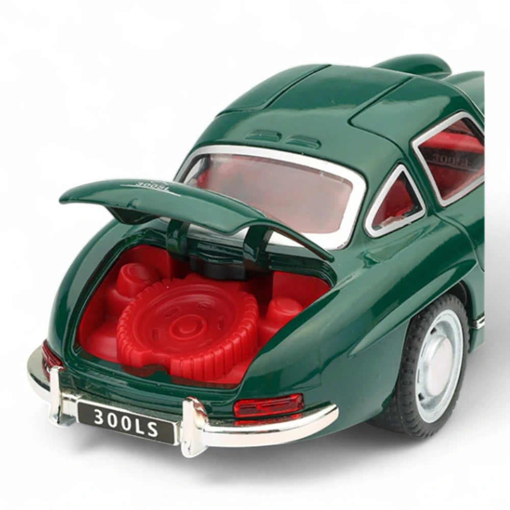 Carro em Miniatura Mercedes-Benz 300 SL 1957 1:32 em Metal com Luzes e Som    detalhes 2 - MiniRare