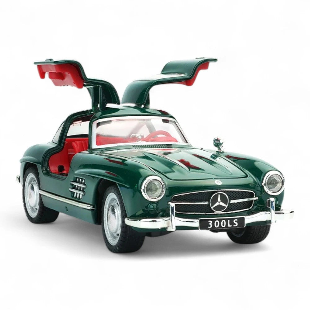 Carro em Miniatura Mercedes-Benz 300 SL 1957 1:32 em Metal com Luzes e Som    detalhes 3 - MiniRare