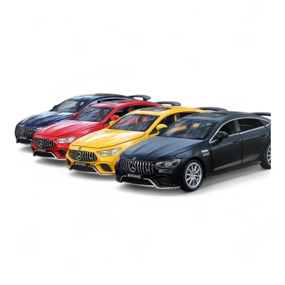 Carro em Miniatura Mercedes-Benz AMG GT 63 1:32 em Metal com Luzes e Som todos - MiniRare