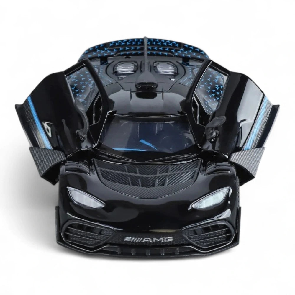 Carro em Miniatura Mercedes-Benz AMG One 1:32 em Metal com Luzes e Som portas - MiniRare