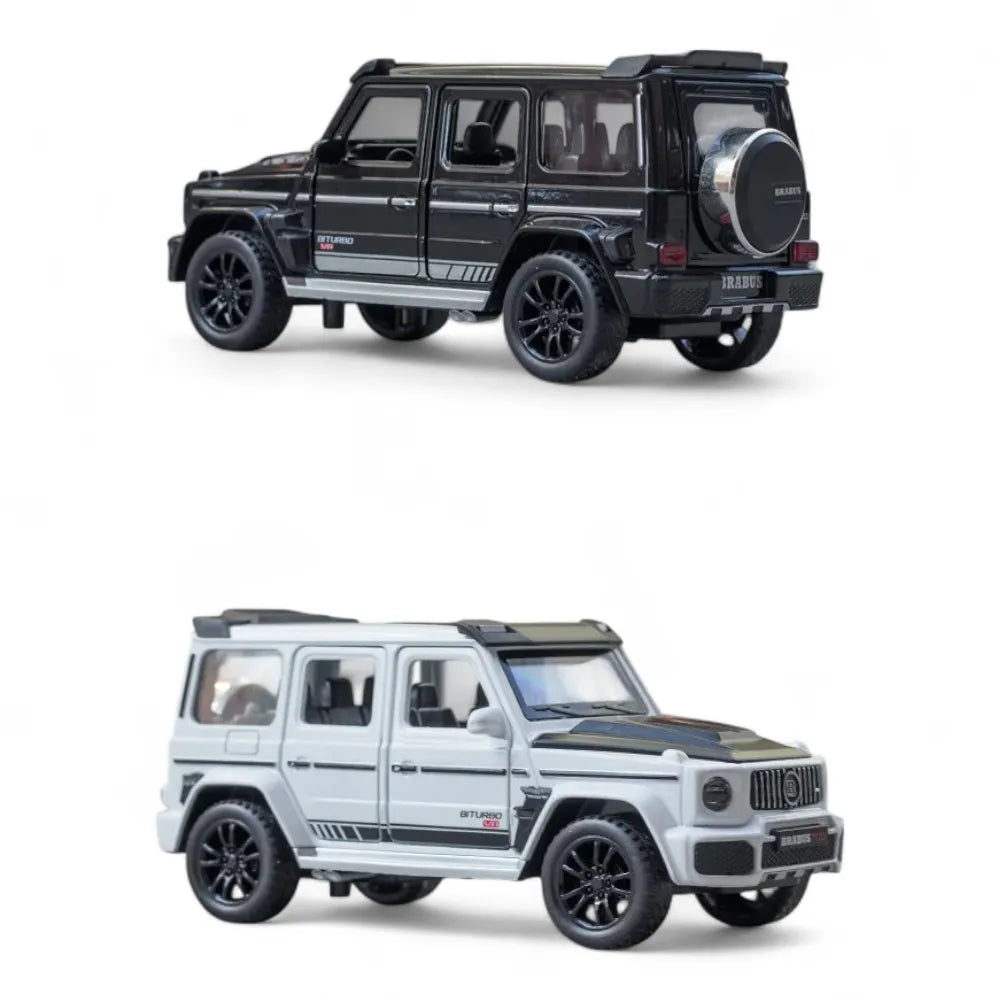 Carro em Miniatura Mercedes-Benz G63 AMG Brabus G700 1:32 em Metal com Luzes e Som 3 - MiniRare