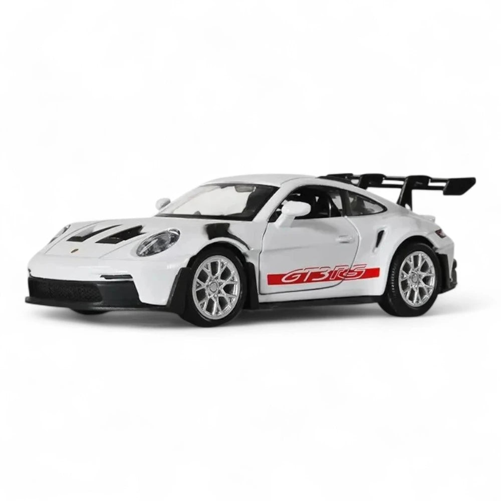 Carro em Miniatura Porsche 911 GT3 RS 1:36 em Metal branco branco2 - MiniRare