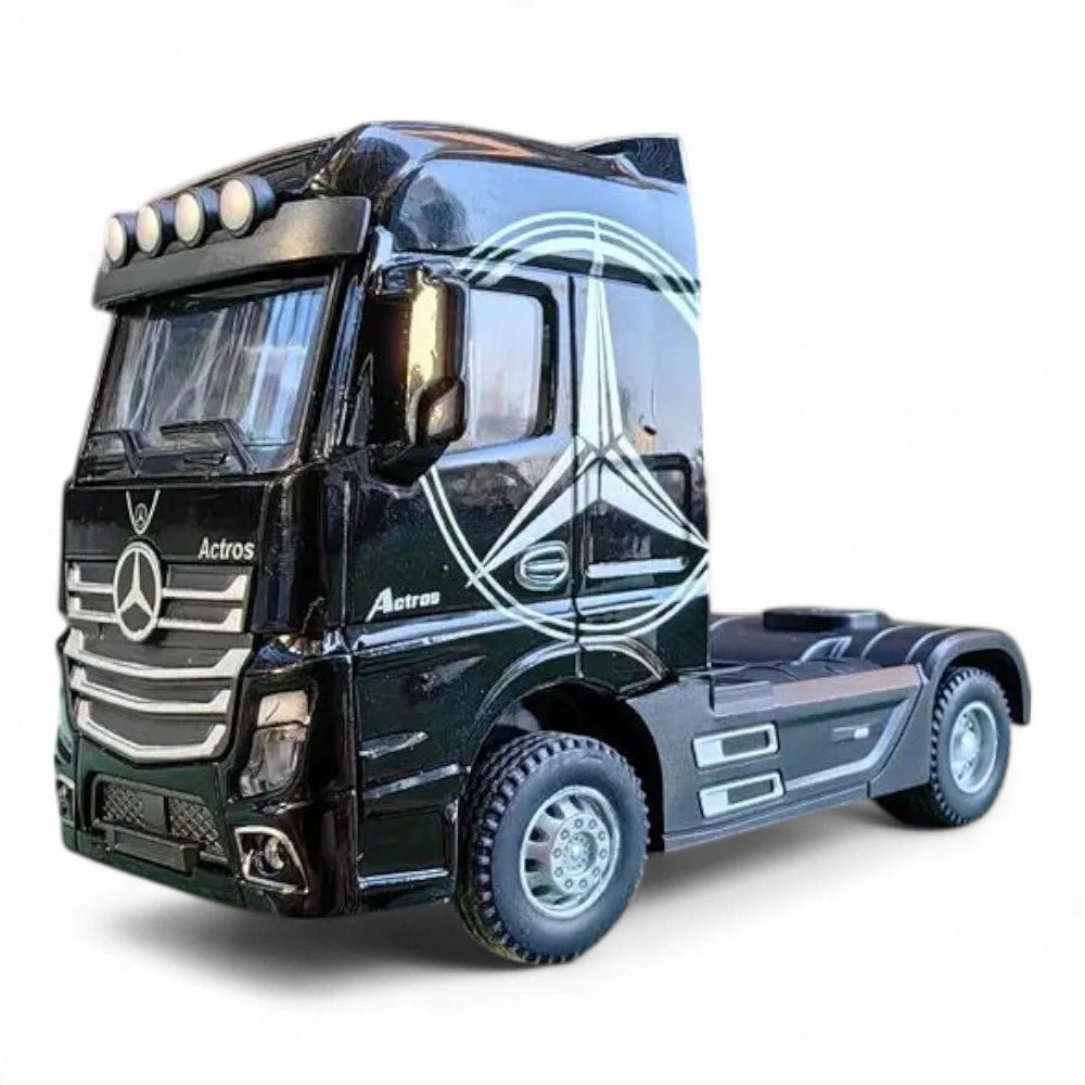 Carro em miniatura Caminhão Mercedes-Benz 1:50 em Metal preto - MiniRare