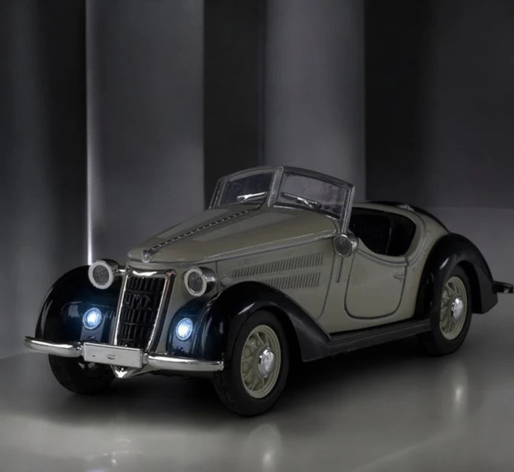 Miniatura Carro  Audi Wanderer W25K Roadster 1936 1:32 em Metal com Luzes - MiniRare