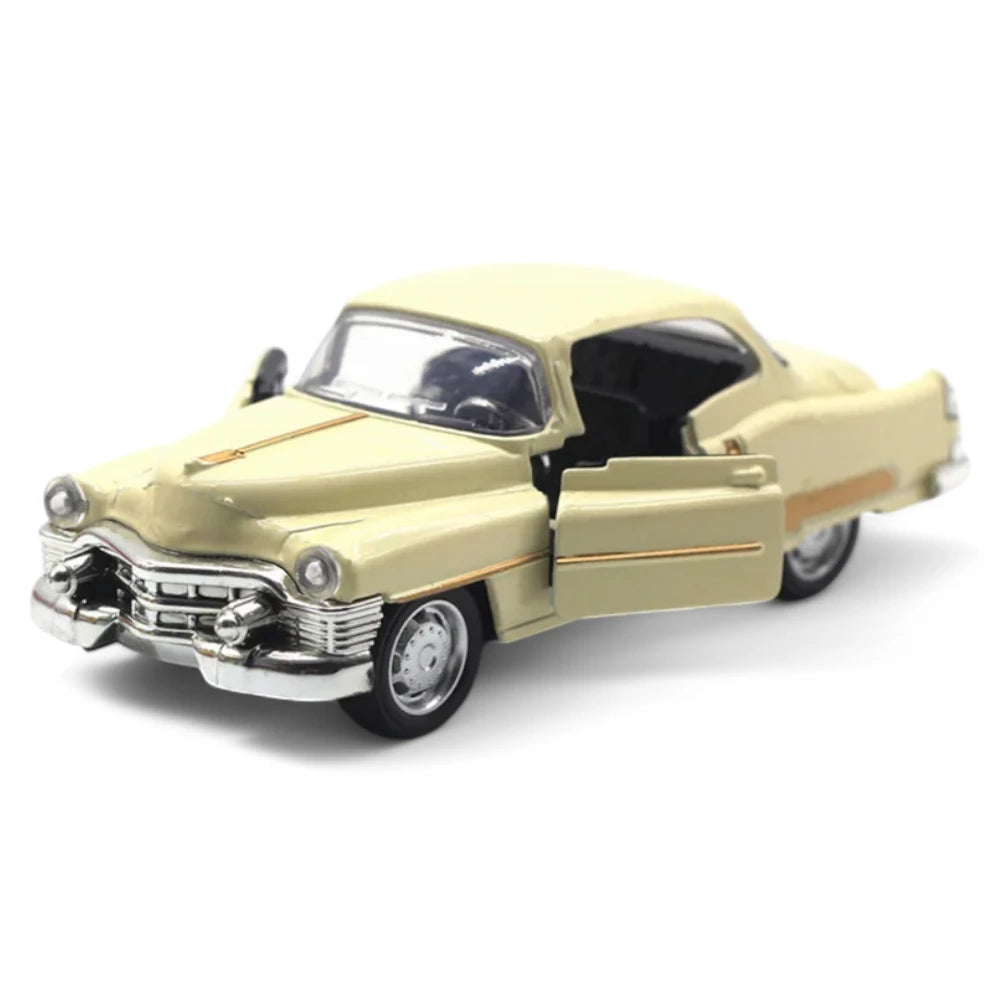Miniatura Carro Cadillac Coupe DeVille Branco 1950 1:32 em Metal - MiniRare