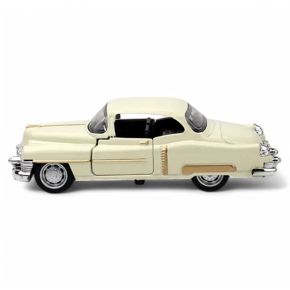 Miniatura Carro Cadillac Coupe DeVille Branco 1950 1:32 em Metal - MiniRare