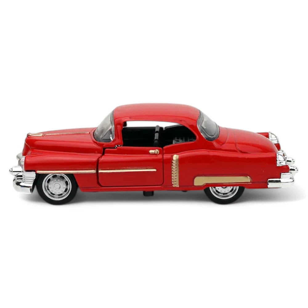 Miniatura Carro Cadillac Coupe DeVille Vermelho 1950 1:32 em Metal - MiniRare