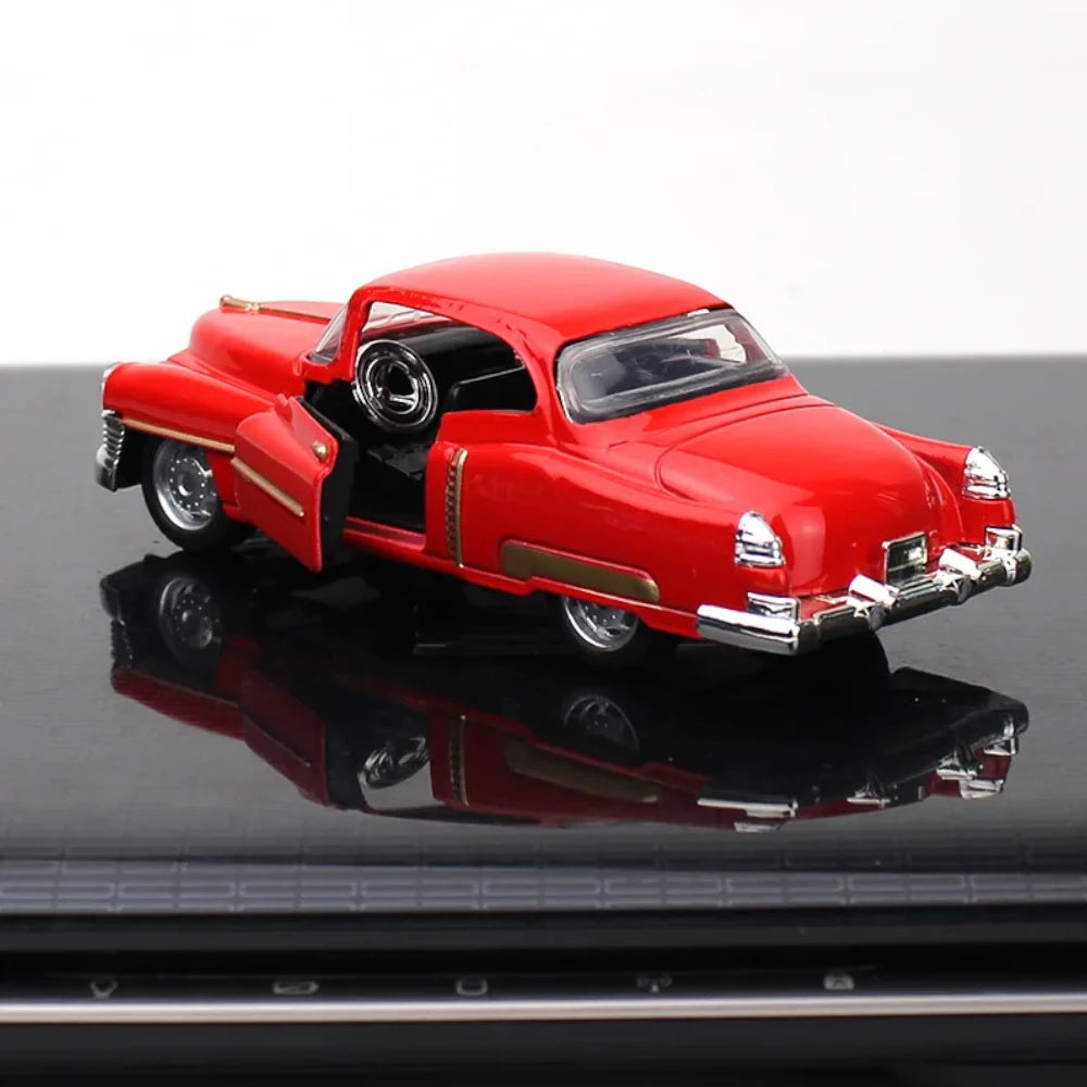 Miniatura Carro Cadillac Coupe DeVille Vermelho 1950 1:32 em Metal - MiniRare