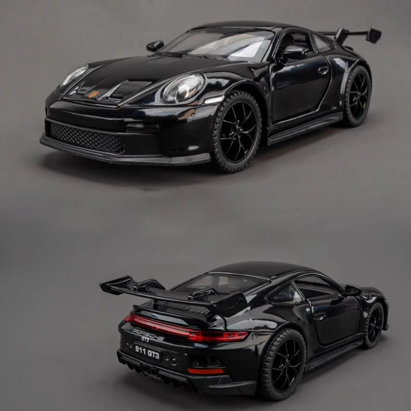 Porsche 911 GT3 RS 1:32 em Metal com Luzes e Som